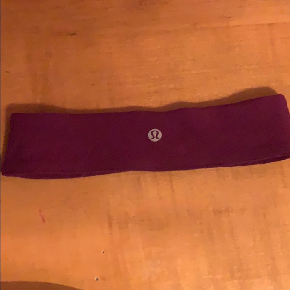 Burgundy/Maroon thick lulu lemon headband